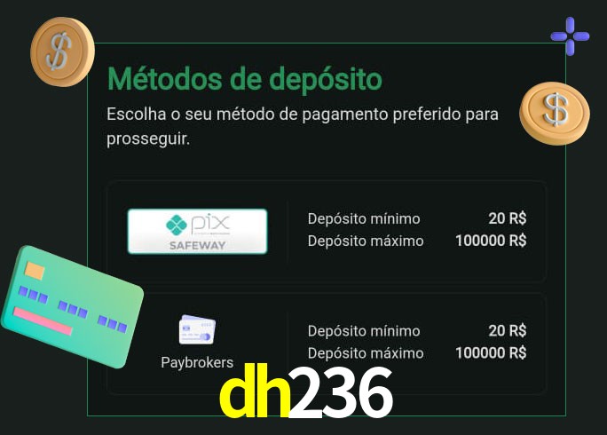 O cassino dh236 oferece uma grande variedade de métodos de pagamento